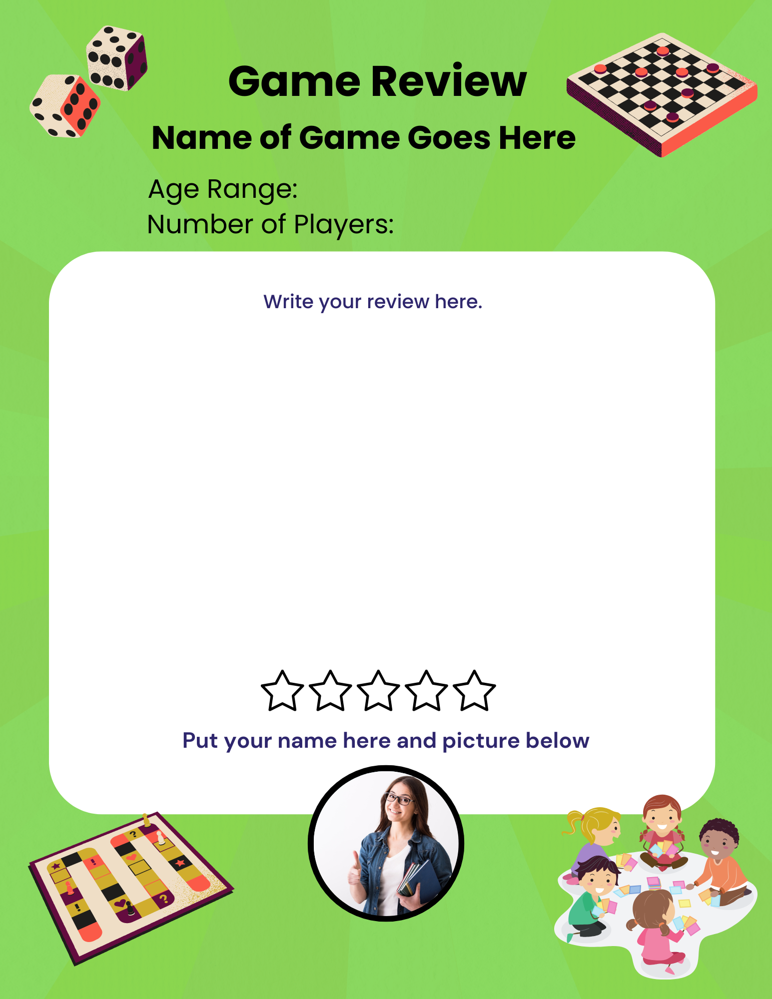 Game Review Template