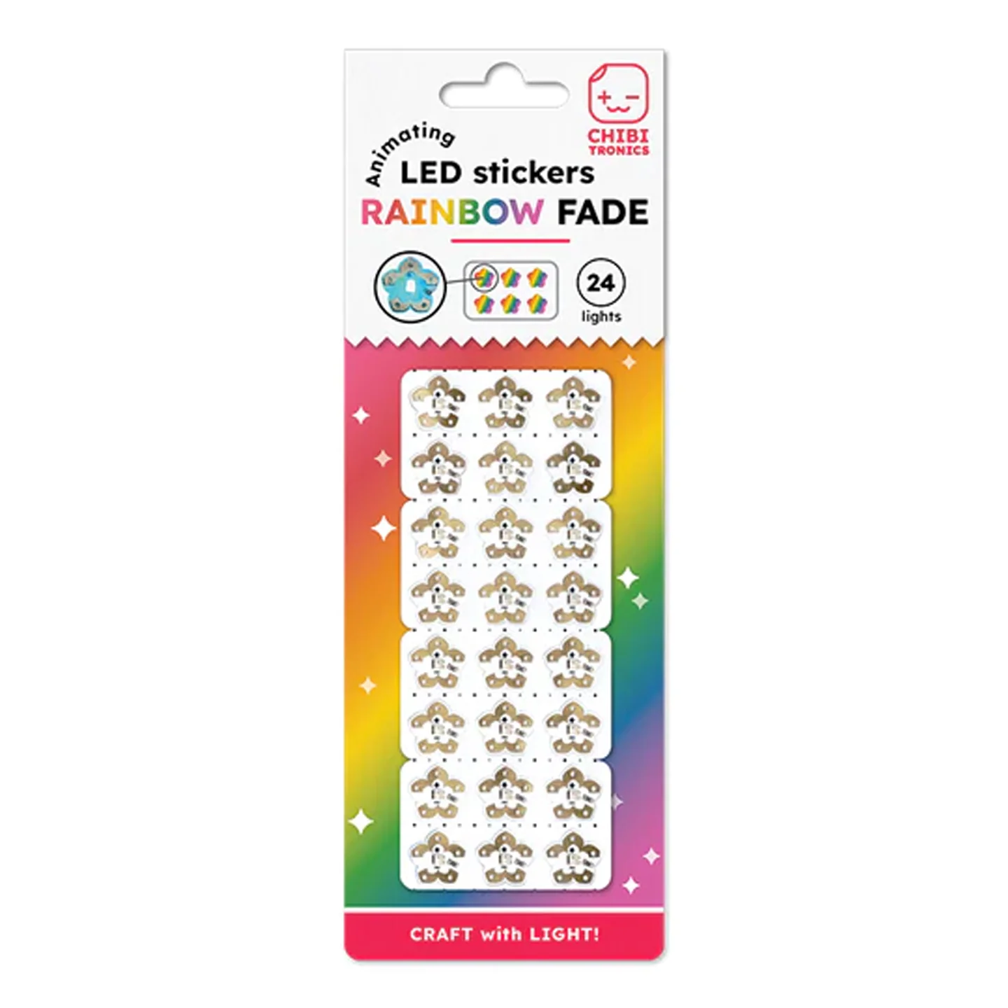 Chibitronics - Animating Rainbow Fade LED 24 Pack