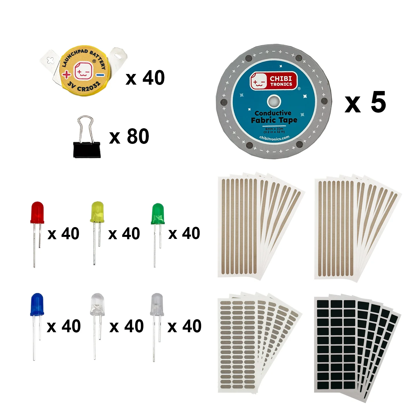 Chibitronics Through-Hole LED Class Set - Powered Paper Circuits Level 3 - Image 2