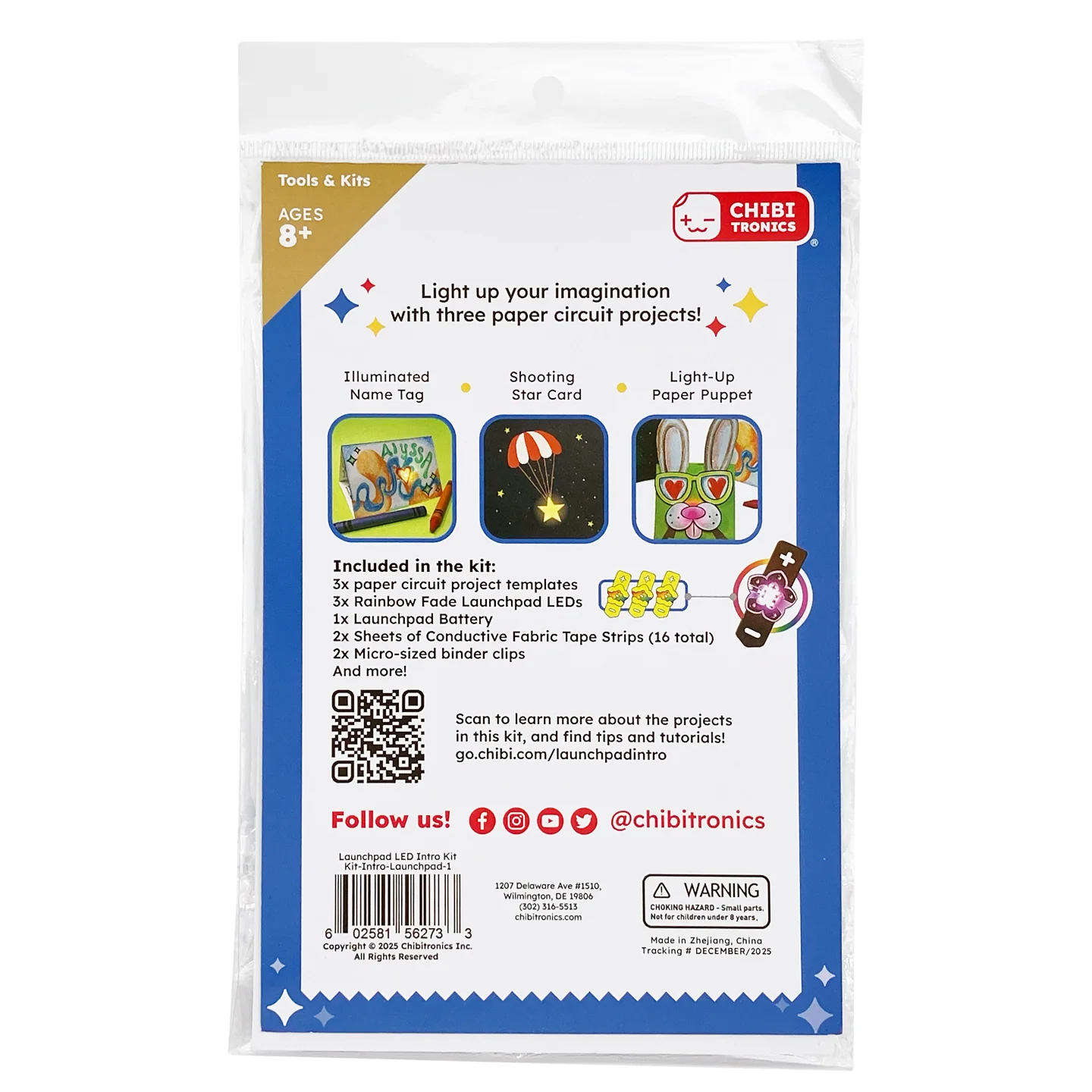 Chibitronics Launchpad LEDs Intro Kit Paper Circuits Level 1 - Image 6