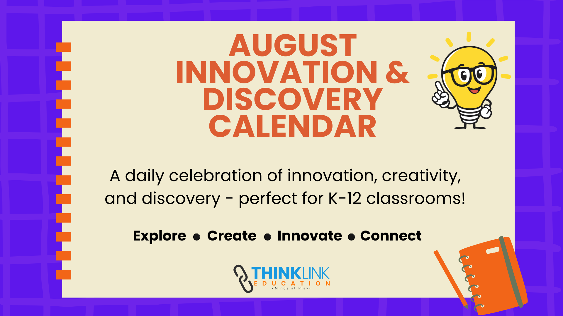 August Innovation & Discovery Calendar