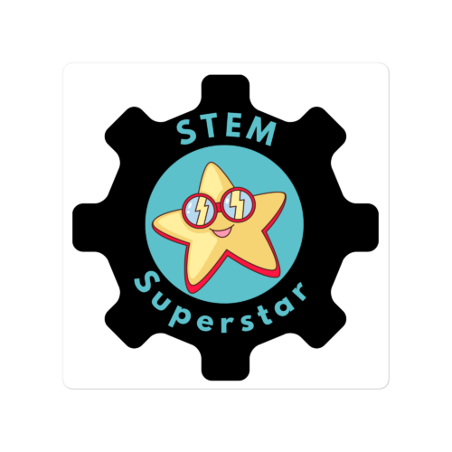STEM Superstar Die-cut stickers