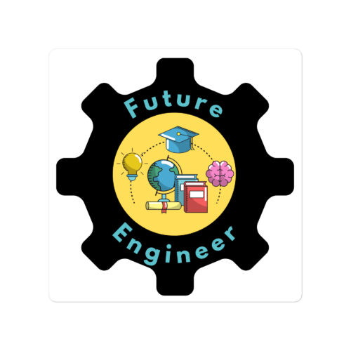 Future Engineer Die-cut stickers
