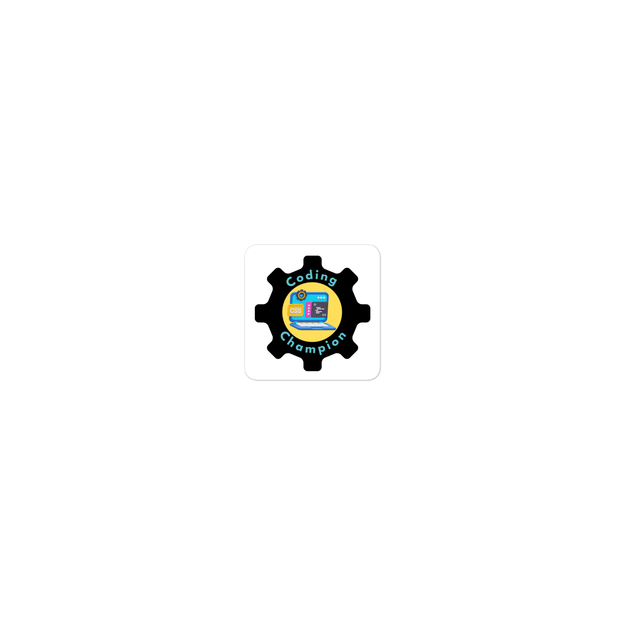 Coding Champion Die-cut stickers - Image 5