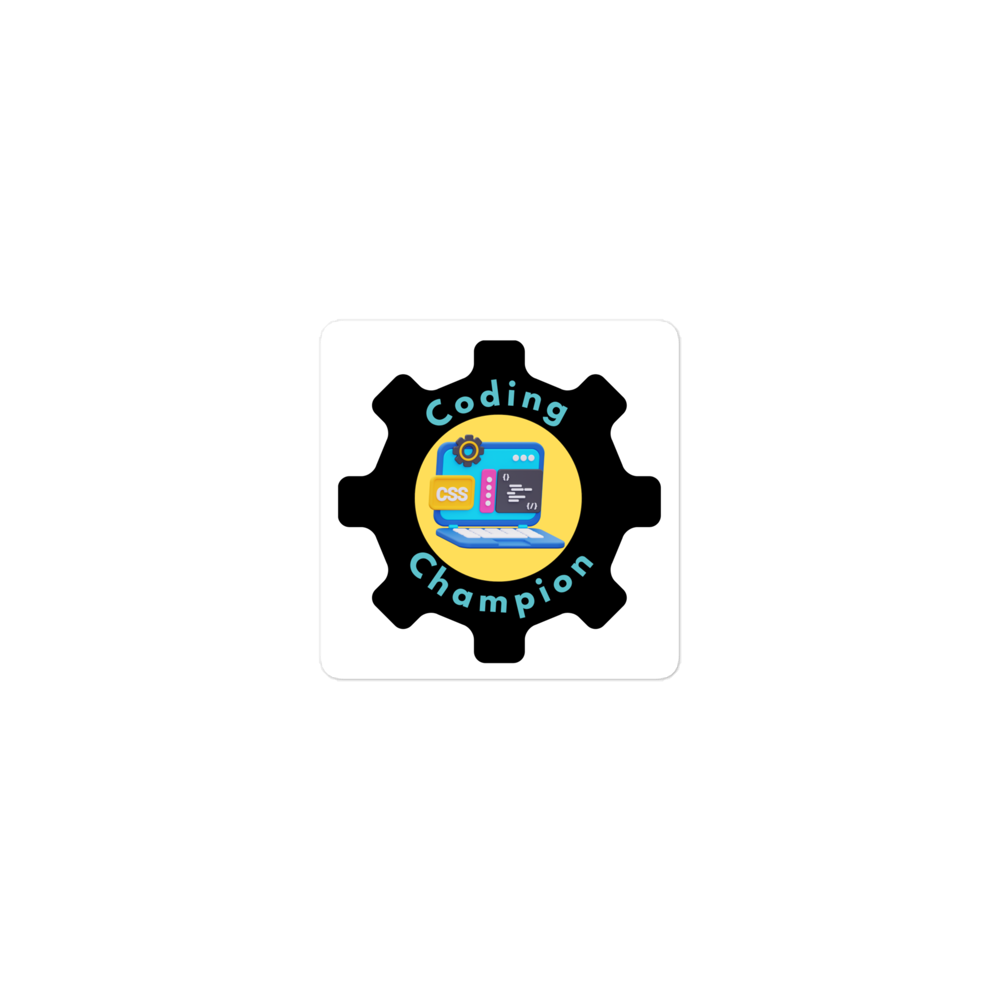 Coding Champion Die-cut stickers - Image 2